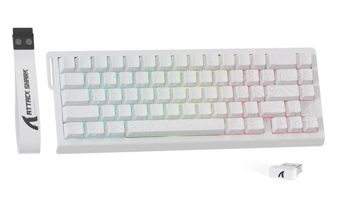 ATTACK SHARK X68 PRO HE Gaming Keyboard 8K Hz RGB Hot-Swap Rapid Trigger