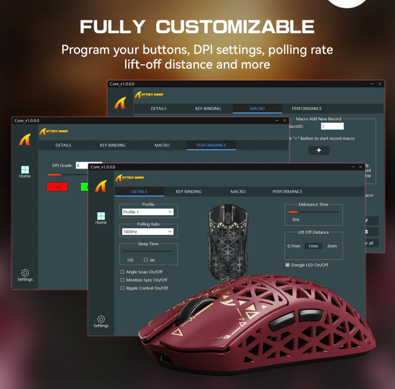 ATTACK SHARK R5 Ultra Carbon Fiber Wireless 8K PAW3950MAX Gaming Mouse