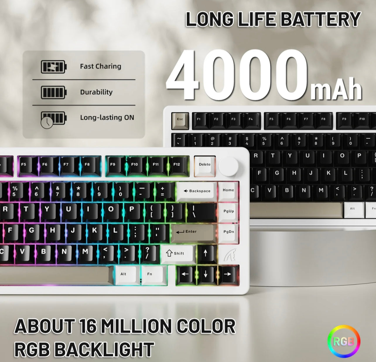 ATTACK SHARK X86 Full Aluminum Keyboard