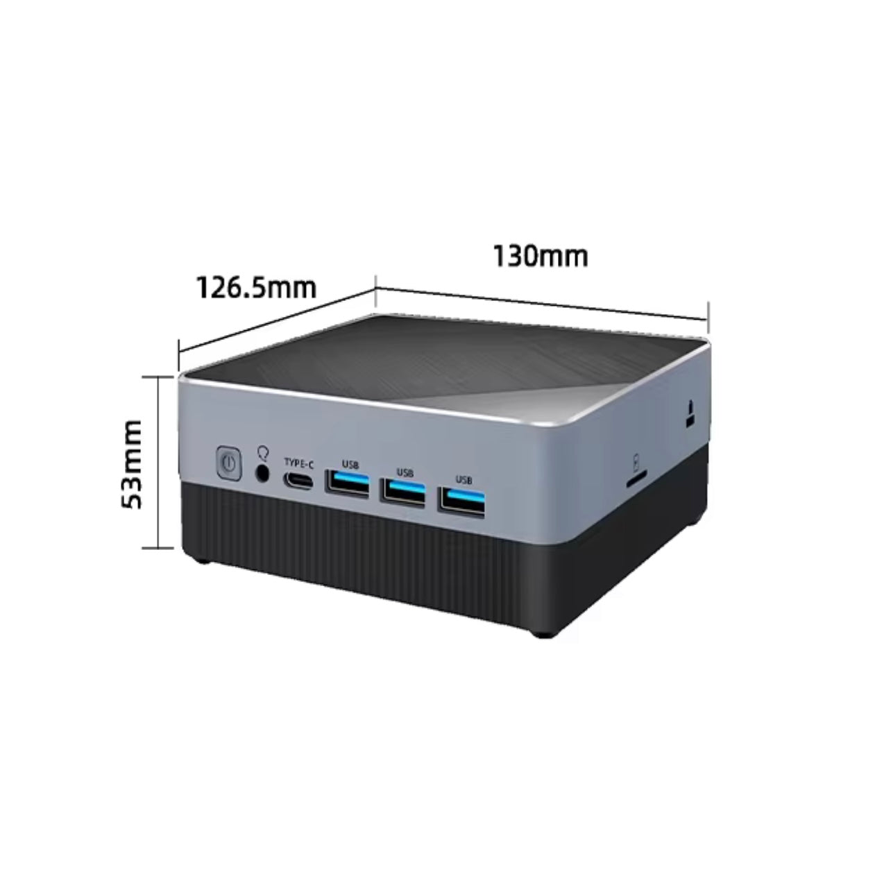 Custom Mini PC with Intel® i5-1335U | 8K Display, 16GB RAM & 512GB SSD, Dual 2.5G LAN & Ultra-Fast USB 3.2