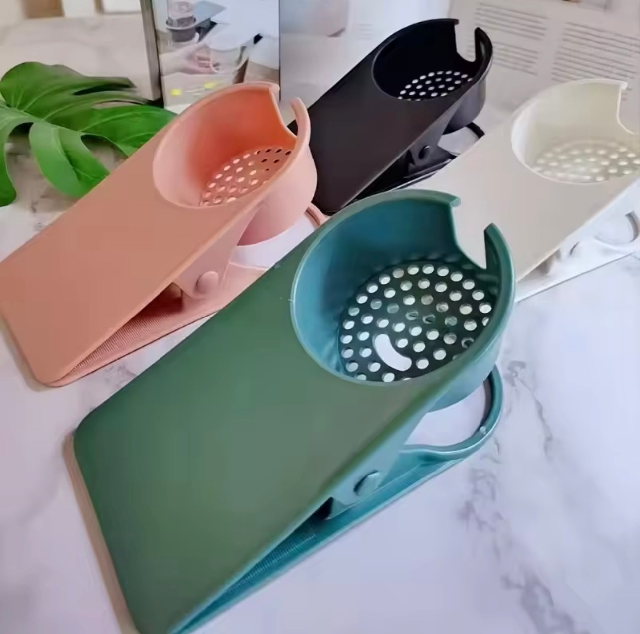 Multi-Purpose Clip-On Cup Holder – Space-Saving Desk, Beach Chair & Table Drink Organizer