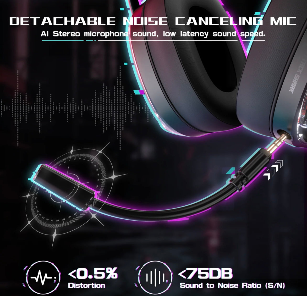 ATTACK SHARK L60 Ultra-Light Tri-Mode Gaming Headset