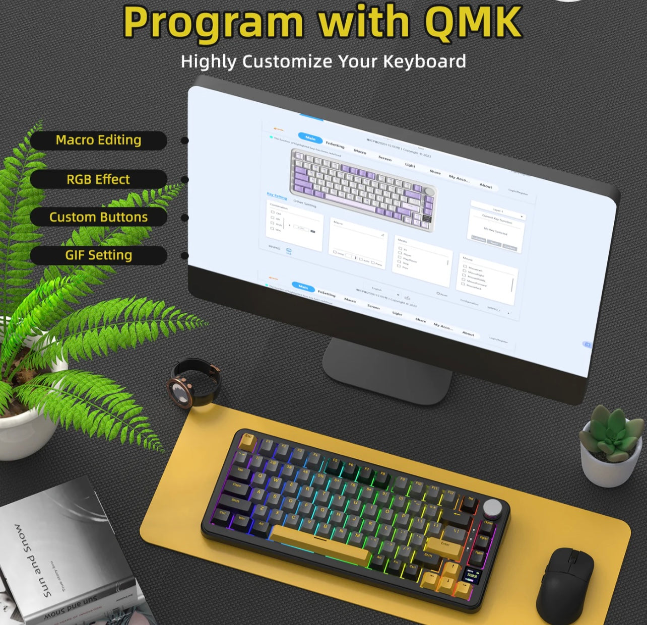ATTACK SHARK X85PRO Tri-mode Gasket Mechanical Keyboard