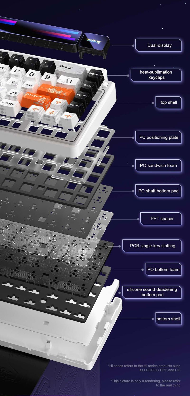 AULA-LEOBOG AMG65 Gasket Mechanical Keyboard
