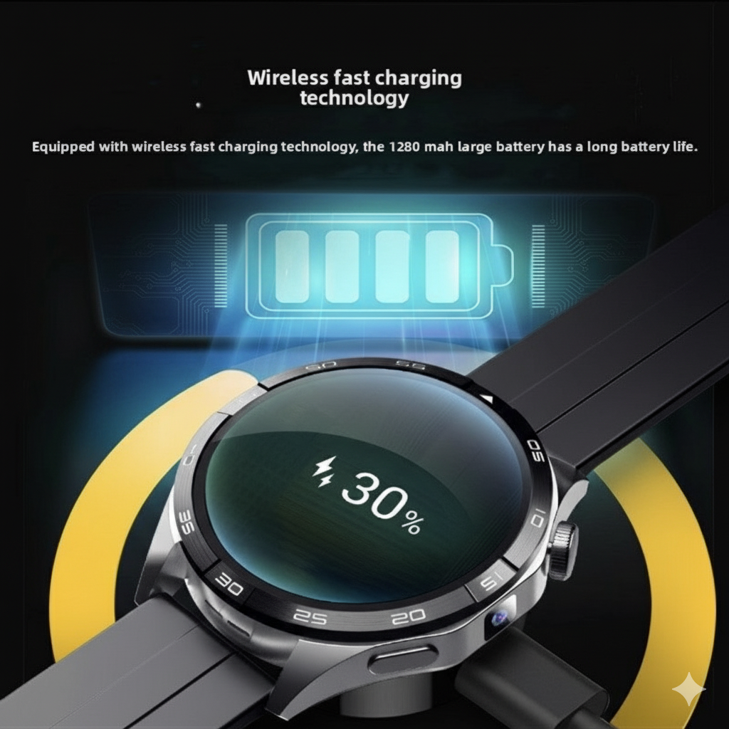 5G Smart Watch SIM, 1.55” HD, 8+128GB storage, SIM card insertion, Smart Features Includes WiFi download, learning apps, social entertainment functions, Health Monitoring, NFC Function, Magnetic Charging