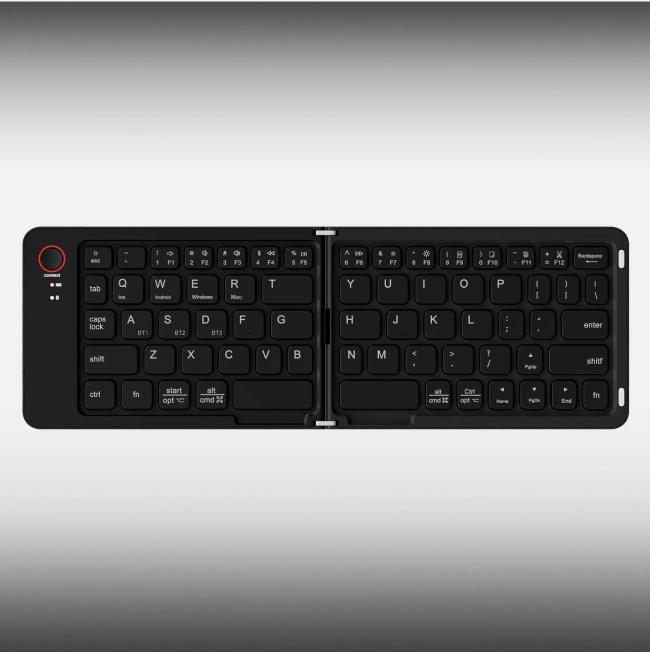 WIRELESS KEYBOARD RECHARGABLE FOLDABLE MINI COLORFUL for PHONE IPAD TABLT PC