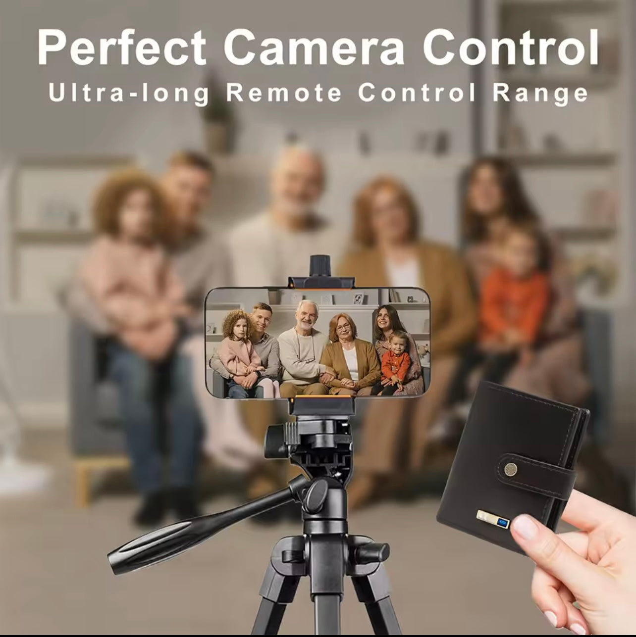 Bluetooth Smart Wallet Finds Phone & Vice Versa | GPS |Anti-Lost, Camera Control