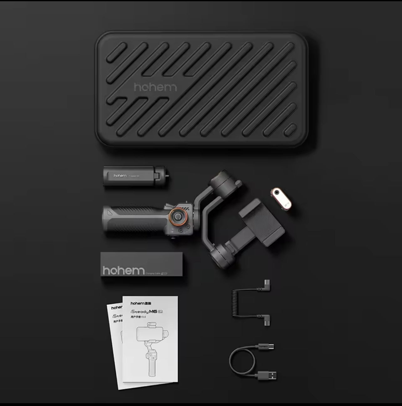Hohem iSteady M7 3-Axis Gimbal Stabilizer w/ Light & Face Tracking Phone