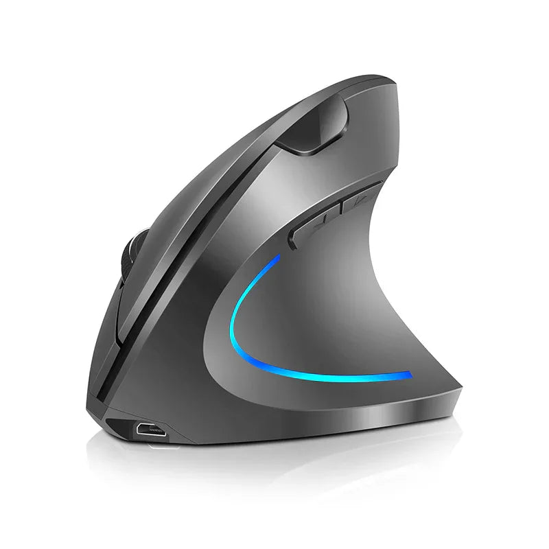 Ergonomic Vertical Mouse with 2.4G Wireless Connection, Adjustable DPI Levels for Health & Comfort - ZeeTec Store