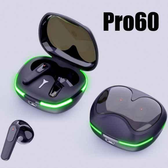 Pro60 Bluetooth Noise Cancelling Earphones - Wireless Headset with Mic, HiFi Stereo, Voice Control, Multi-Point Connection, Sports Earbuds for Smartphones - ZeeTec Store