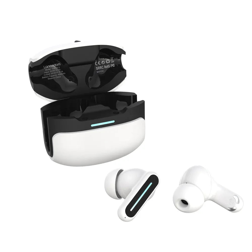 Bluetooth Headset Baymax Design - Noise Cancelling, In-ear Binaural Stereo, 30 Hours Battery Life, Game & Music Modes - ZeeTec Store