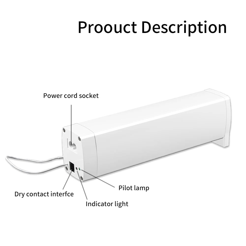 Smart Wireless Automatic Home Curtain Opener Works with Alexa Google Assistant