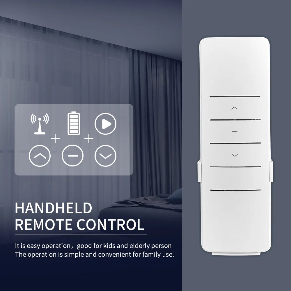 Smart Wireless Automatic Home Curtain Opener Works with Alexa Google Assistant