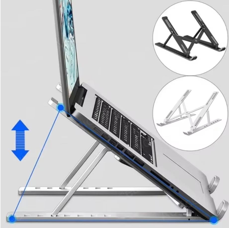 Foldable Laptop Stand Adjustable Portable Notebook Bracket Support Base ABS Holder