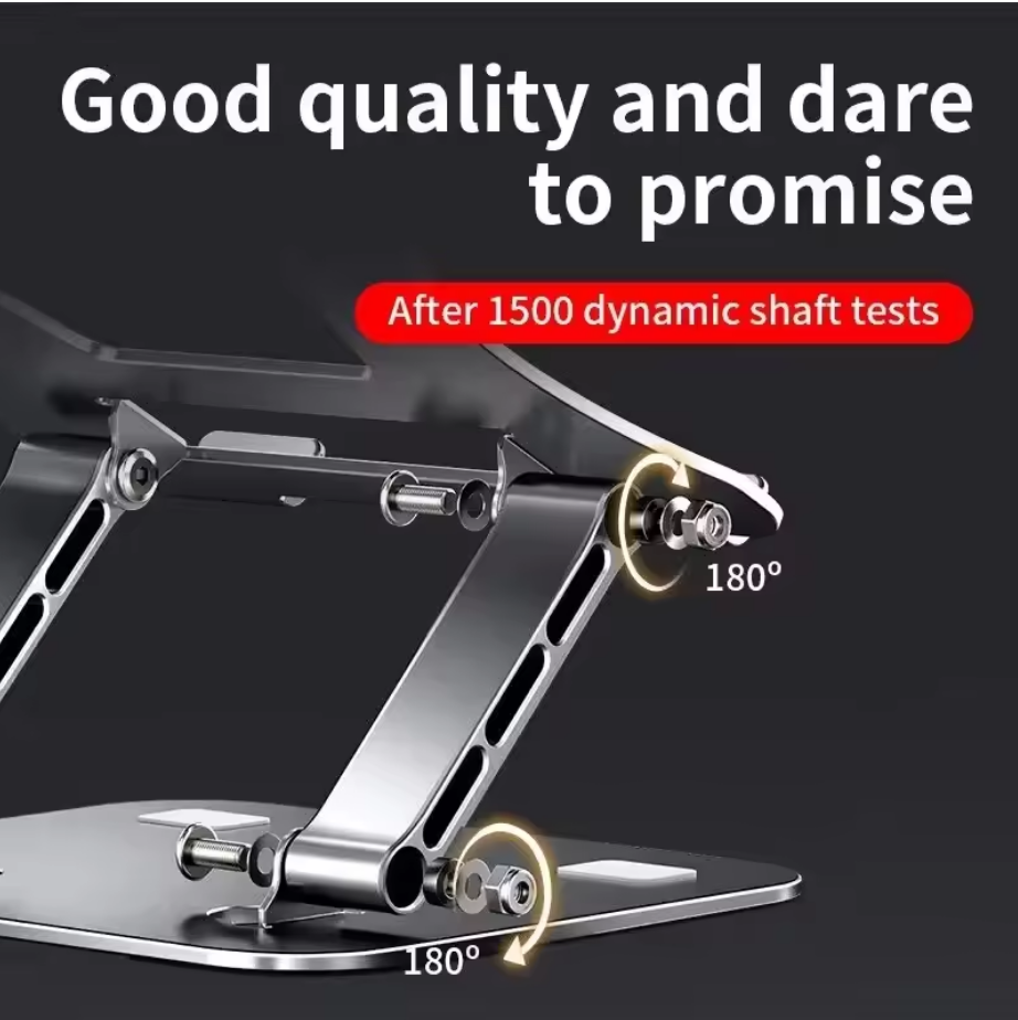 Tablet Stand Adjustable Aluminum Alloy Laptop Tablet up to 17 "Laptop Portable Folding Stand