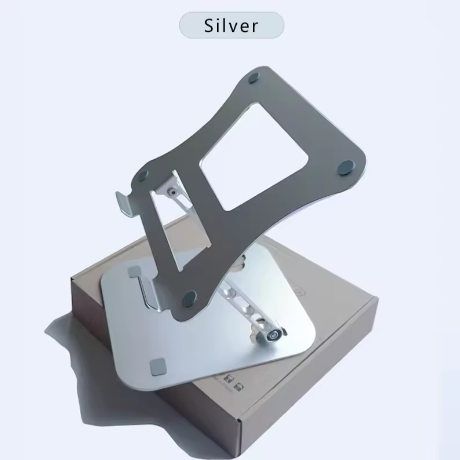 Tablet Stand Adjustable Aluminum Alloy Laptop Tablet up to 17 "Laptop Portable Folding Stand