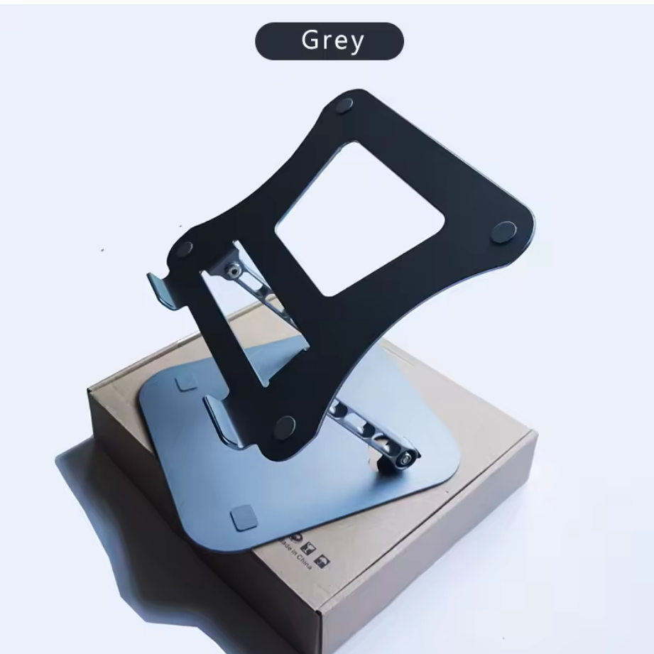 Tablet Stand Adjustable Aluminum Alloy Laptop Tablet up to 17 "Laptop Portable Folding Stand
