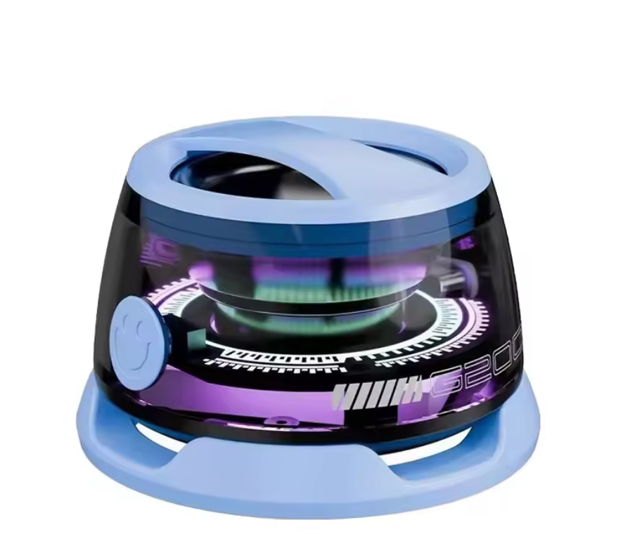 Magnetic Bluetooth Speaker Portable Mini Travel Stereo with RGB Color Light