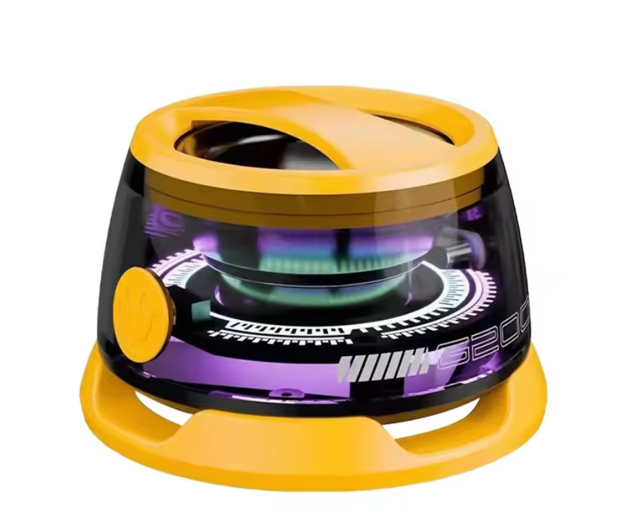 Magnetic Bluetooth Speaker Portable Mini Travel Stereo with RGB Color Light