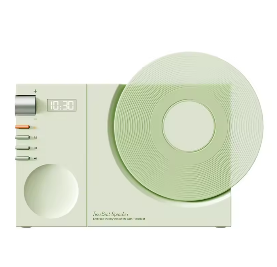 Mini Retro Bluetooth 5.3 Speaker β Wireless HiFi Music Box with Clock Display, AUX & TF Card Support