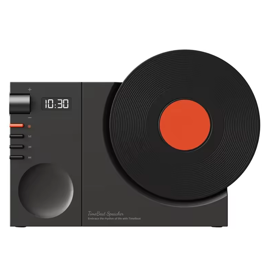 Mini Retro Bluetooth 5.3 Speaker β Wireless HiFi Music Box with Clock Display, AUX & TF Card Support