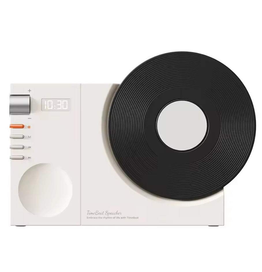Mini Retro Bluetooth 5.3 Speaker β Wireless HiFi Music Box with Clock Display, AUX & TF Card Support