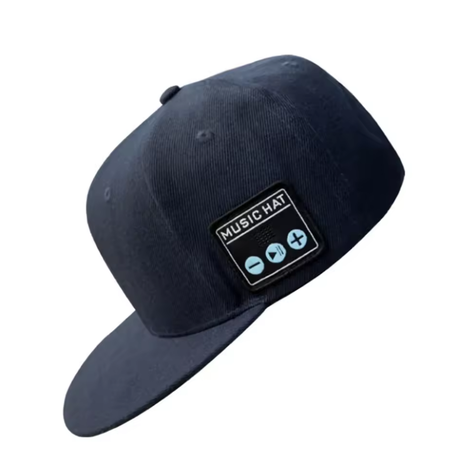 Wireless Bluetooth Music Hat – Baseball Cap with Built-in Headphones, Microphone & Volume Control