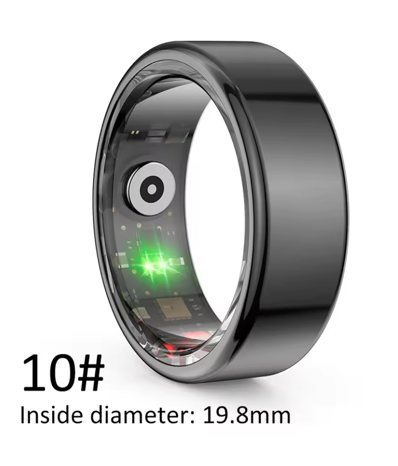Smart Ring with Multi-Sports Modes – Pedometer, Fitness Tracker, Health Monitoring, IP68 Waterproof, Military-Grade