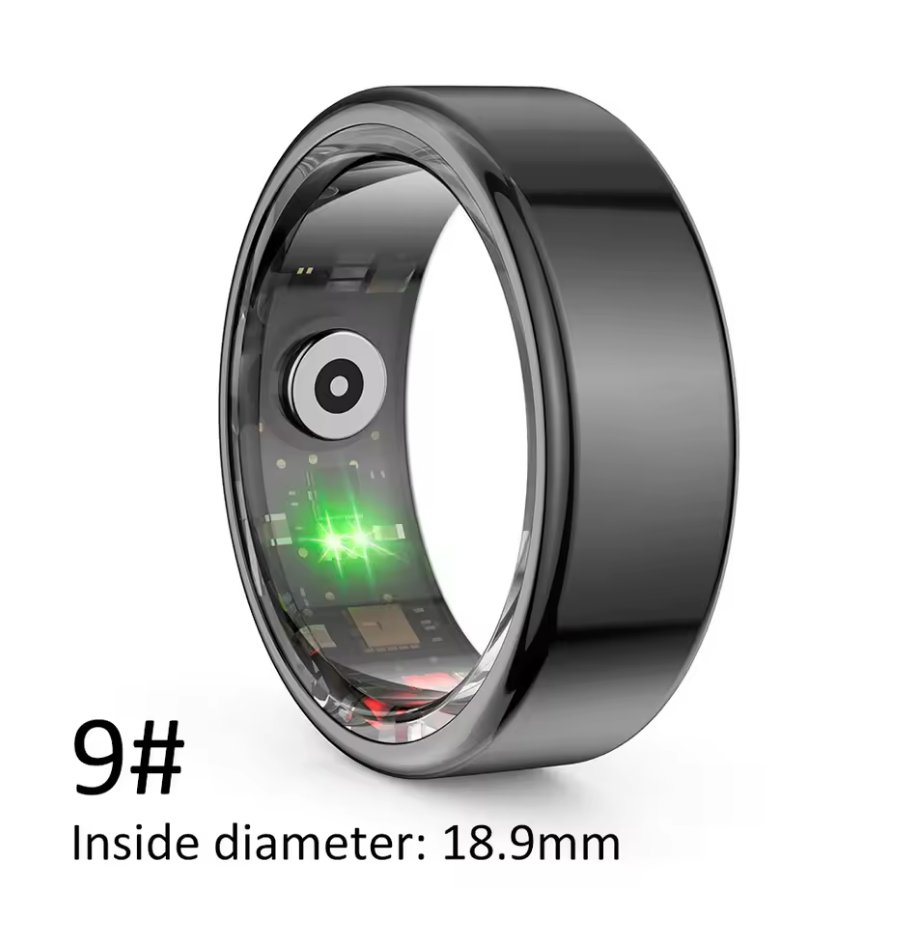 Smart Ring with Multi-Sports Modes – Pedometer, Fitness Tracker, Health Monitoring, IP68 Waterproof, Military-Grade