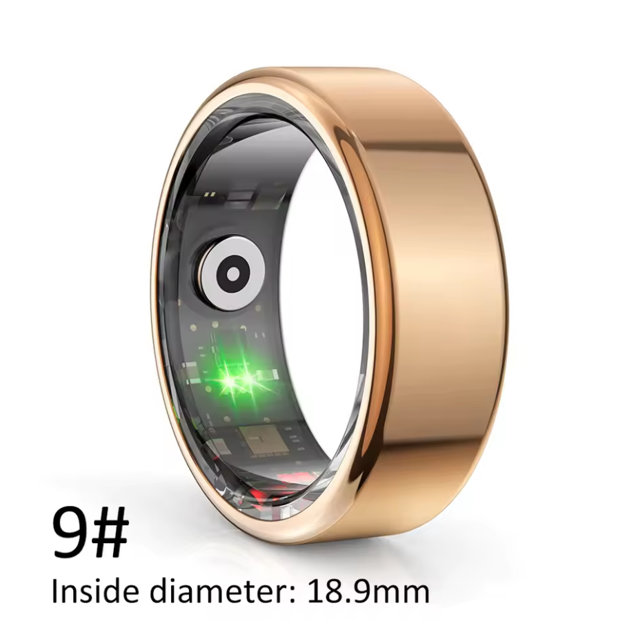 Smart Ring with Multi-Sports Modes – Pedometer, Fitness Tracker, Health Monitoring, IP68 Waterproof, Military-Grade