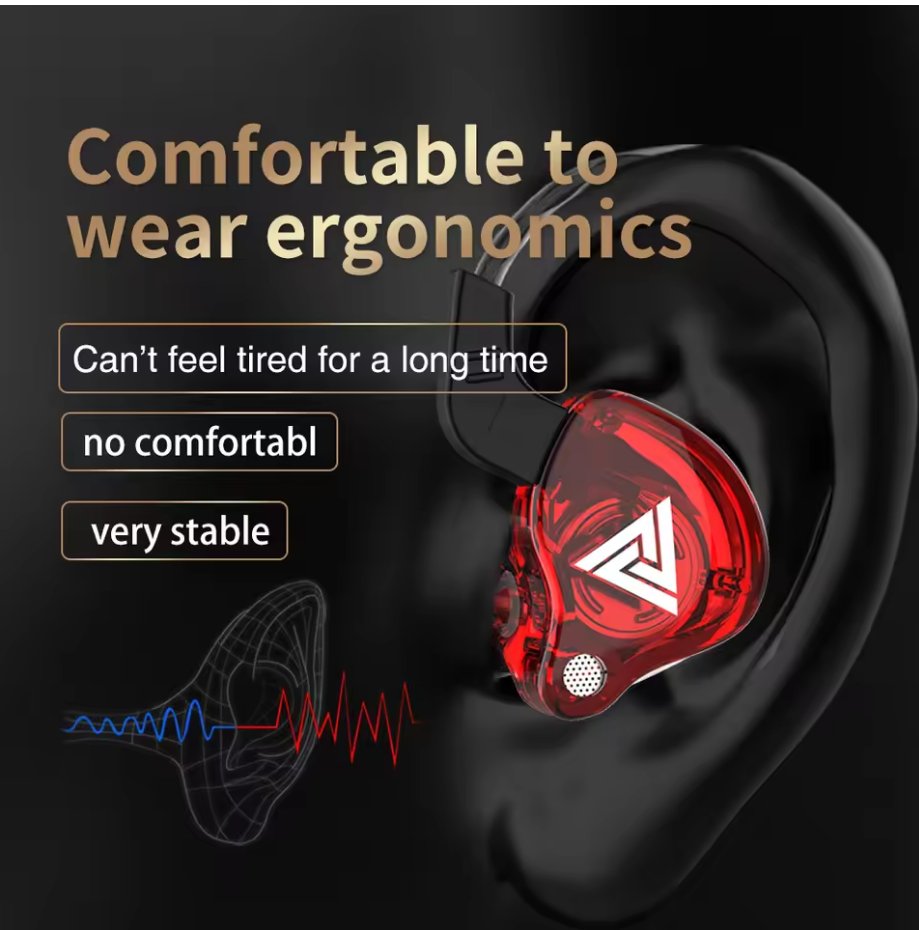 3.5mm Wired Earphones – HiFi Sound Quality Gaming Headset with Bass Earbuds