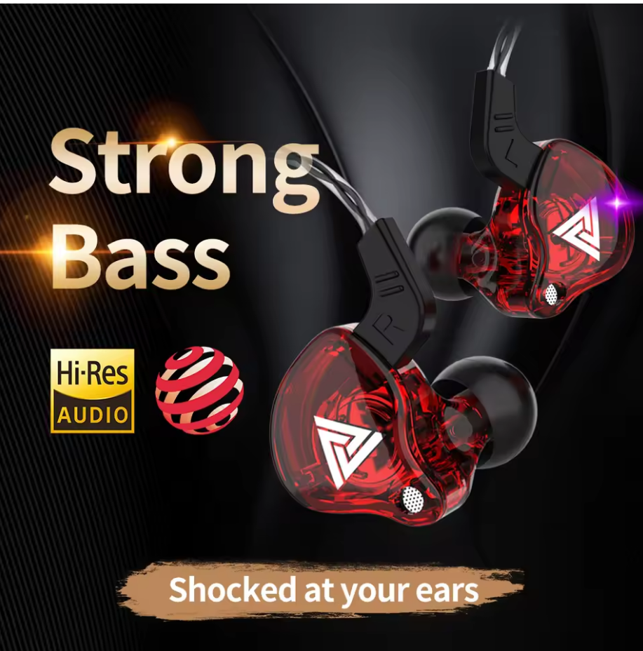 3.5mm Wired Earphones – HiFi Sound Quality Gaming Headset with Bass Earbuds