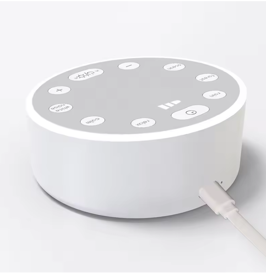 Intelligent White Noise Sleep Speaker – Mood Light with Adjustable Sound & Ambient Sleeping Aid