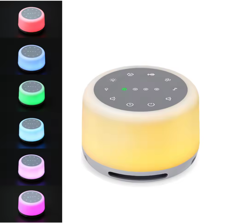 Portable White Noise Sleep Machine – 18 Soothing Sounds, Timer 15/30/60min