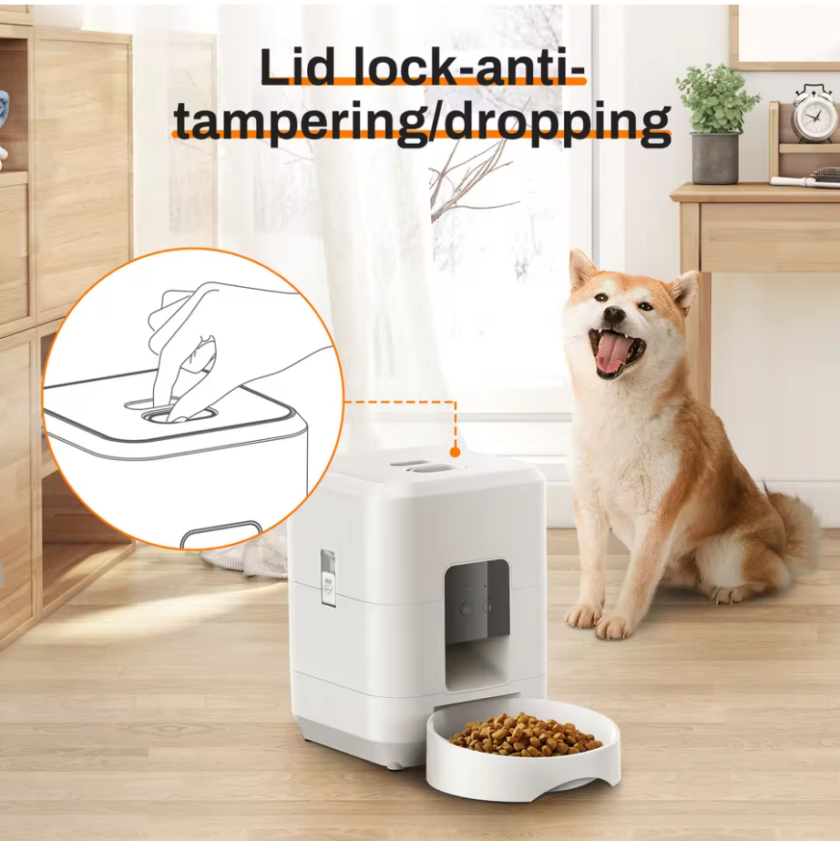 2L Automatic Pet Feeder WiFi Smart Cat & Dog Food Dispenser | Slow Feeding, Timed & Portion Control