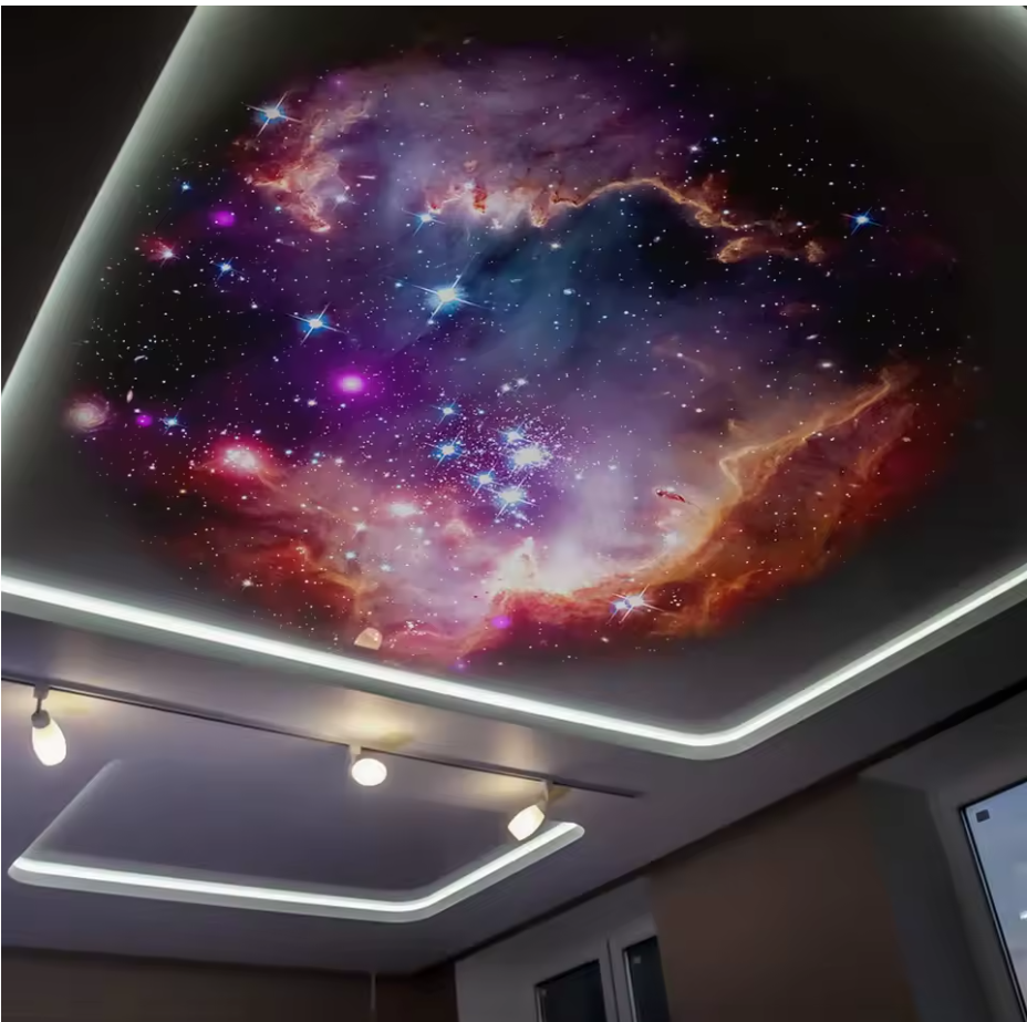 Rechargeable Galaxy Projector Lamp 6-in-1 | LED Starry Sky, Planetarium & Rotating Constellation Night Light Decor