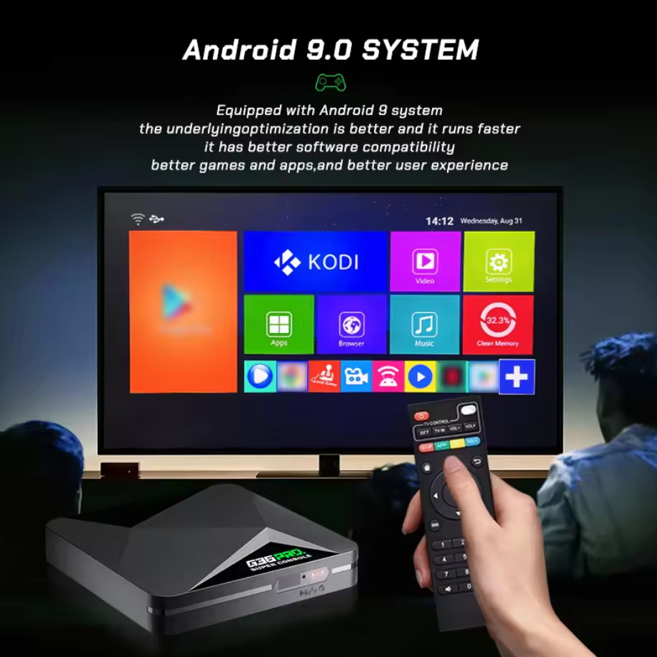 G36 Pro Retro Video Game Console | 120,000+ Games | PS1/GBA/MD/CPS Support with Gamepad | Super Console Gift for Kids & Families