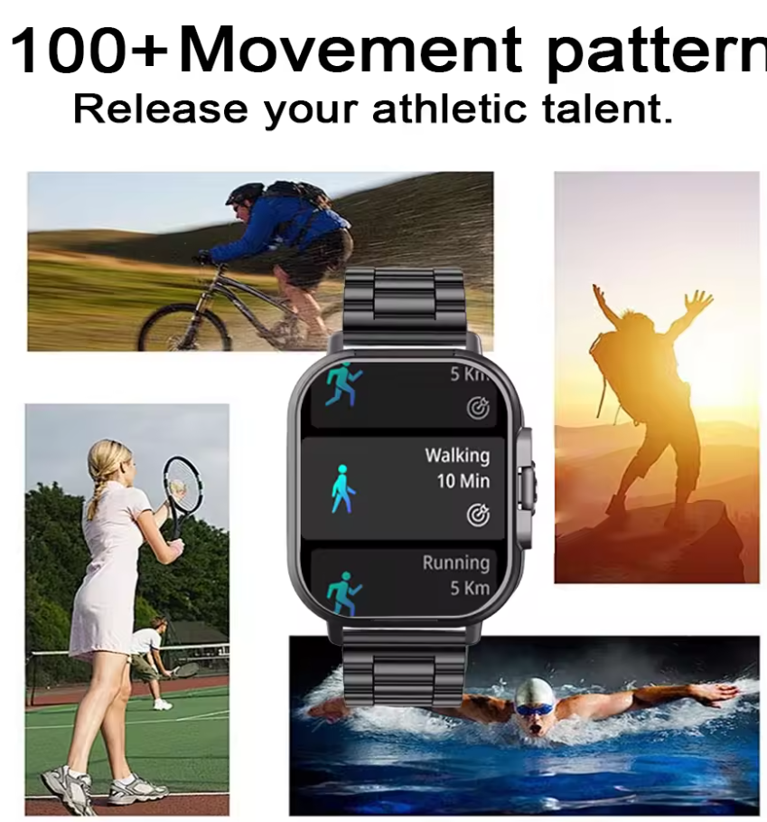 Smart Watch 2 in 1 with Earbuds π§ | Bluetooth Call, GPS, Heart Rate Monitor, Music Player, Fitness Smartwatch for Men & Android iOS Phones