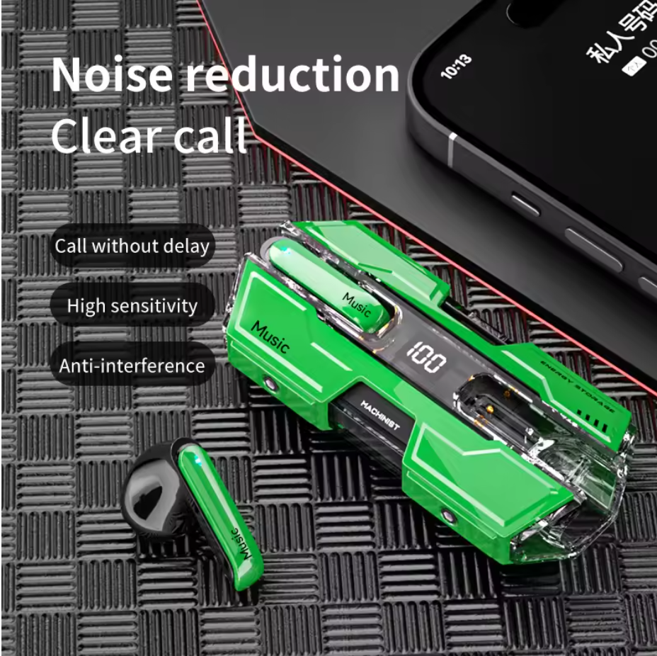 🎧 Wireless Bluetooth TWS Earphones – Touch Control Sports Stereo Gaming Headset with Microphone