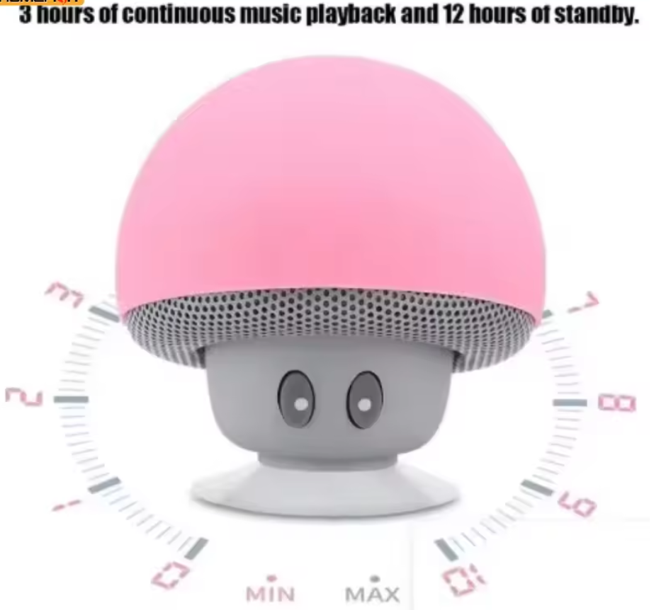 High-Quality Wireless Bluetooth Speaker β 30ft Range, Subwoofer, Suction Cup, Perfect for Phone, Cycling, Picnic & Outdoor Use