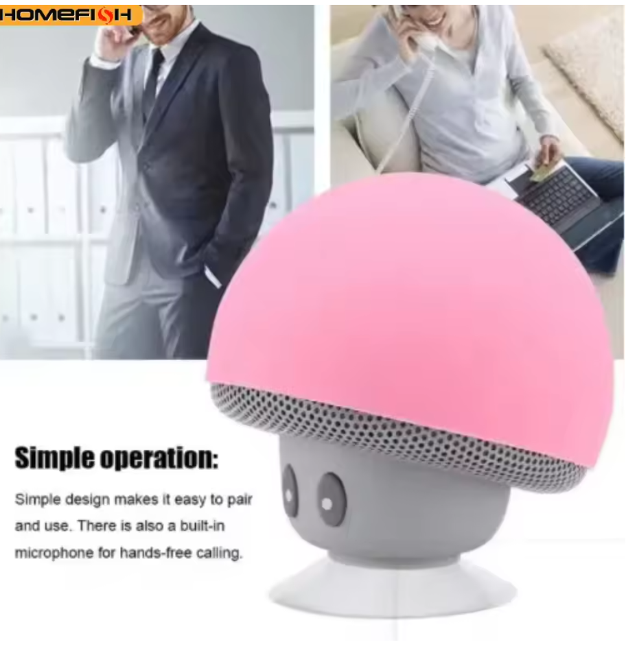 High-Quality Wireless Bluetooth Speaker β 30ft Range, Subwoofer, Suction Cup, Perfect for Phone, Cycling, Picnic & Outdoor Use