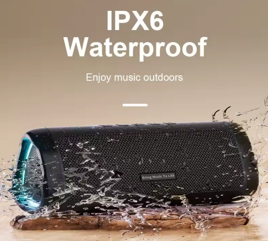 Portable Bluetooth Boombox β Waterproof, APP Control, Power Bank, Deep Bass