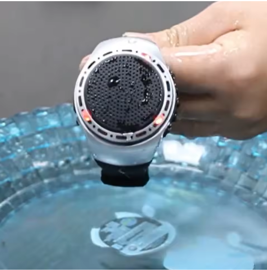 Wrist Watch Bluetooth Speaker – Portable FM Radio, Mini Wireless Subwoofer for Sports & Outdoor
