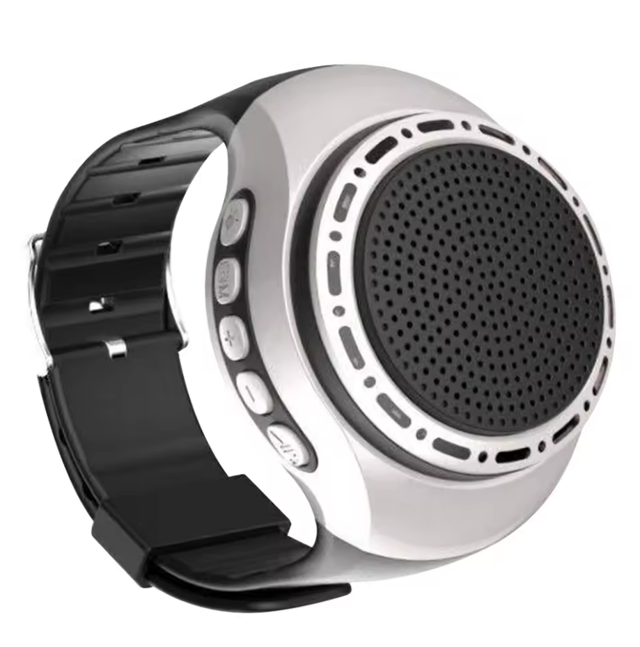 Wrist Watch Bluetooth Speaker – Portable FM Radio, Mini Wireless Subwoofer for Sports & Outdoor
