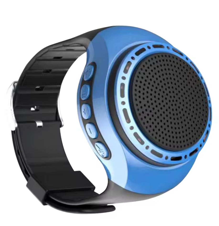 Wrist Watch Bluetooth Speaker – Portable FM Radio, Mini Wireless Subwoofer for Sports & Outdoor