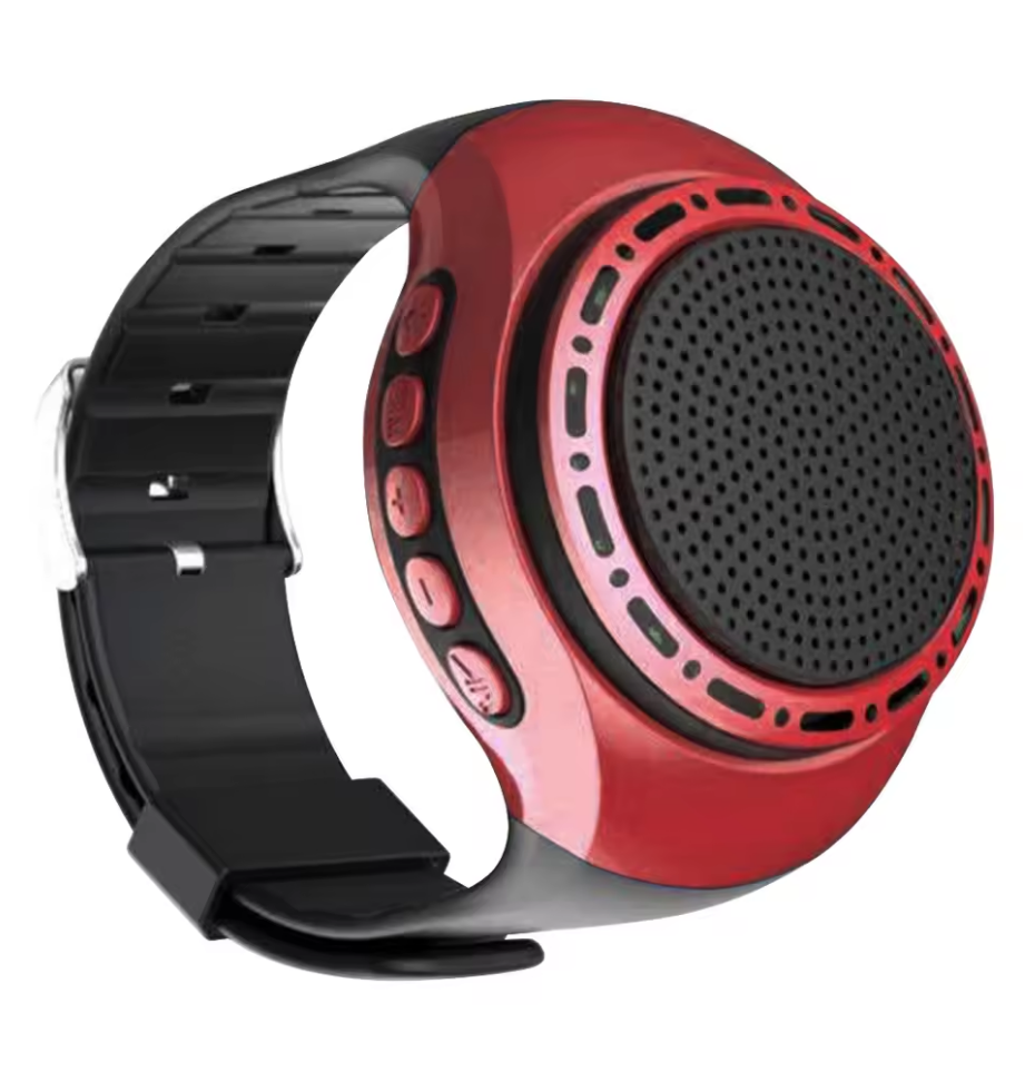 Wrist Watch Bluetooth Speaker – Portable FM Radio, Mini Wireless Subwoofer for Sports & Outdoor