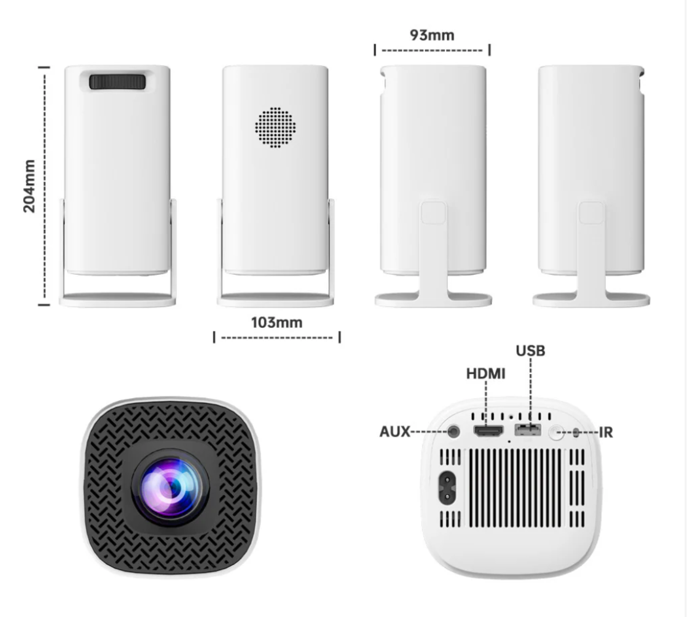 Projection game console P30MAX 720P 2-in-1 high-definition video 4K projector H713 model