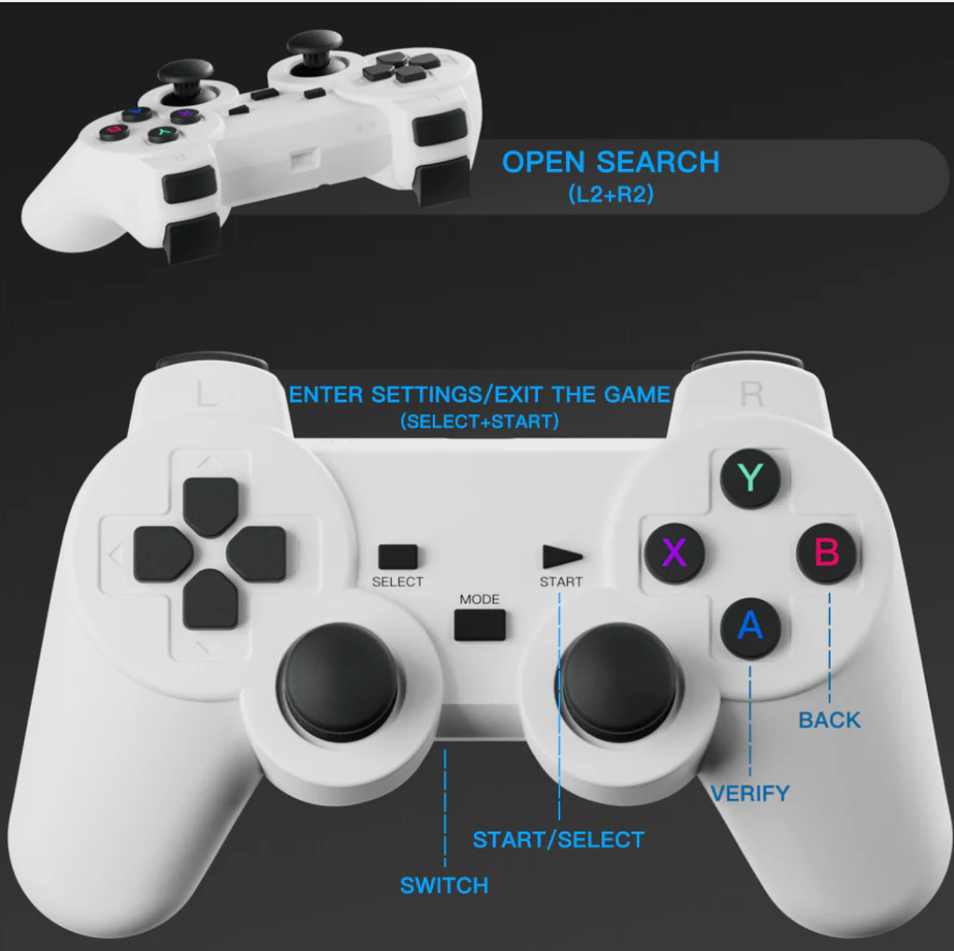 Projection game console P30MAX 720P 2-in-1 high-definition video 4K projector H713 model