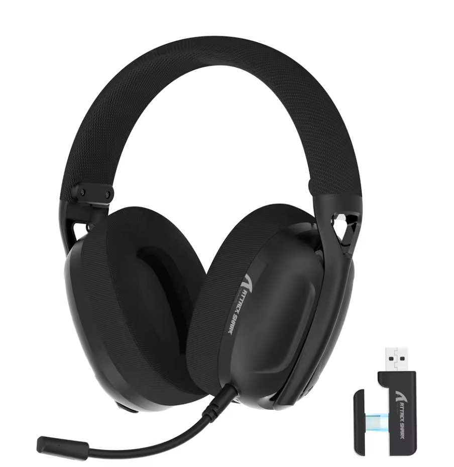 ATTACK SHARK L80 5.1 Gaming Headset 180g Light BT/Wireless/Wired w/Mic PC PS5