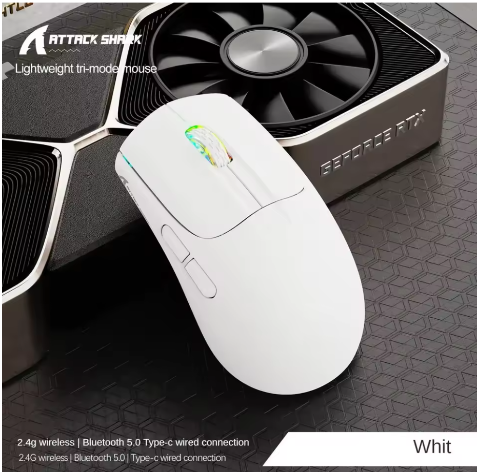 Attack Shark X5 Wireless/Wired Gaming Mouse | Ultra Lightweight, Dual Mode